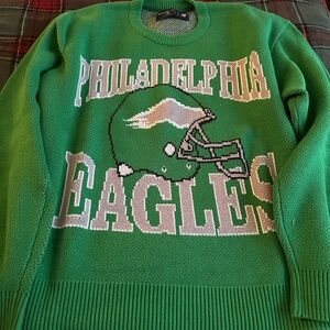 Abercrombie & Fitch Green Crewneck Sweater